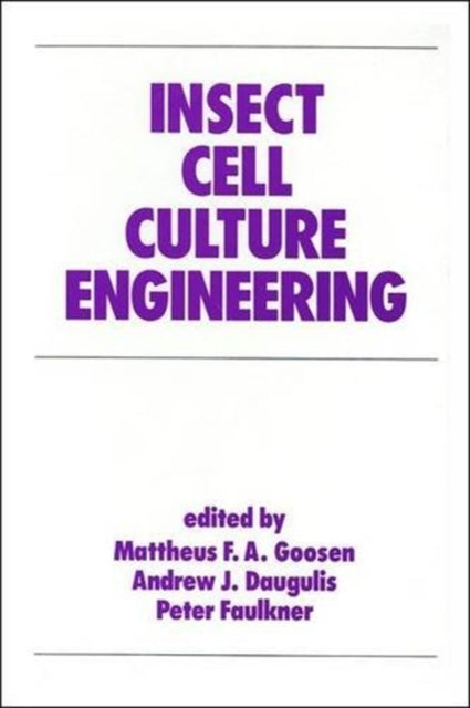 Book cover of: Insect Cell Culture Engineering