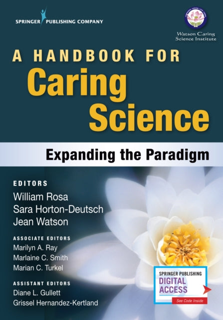 Book cover of: Handbook for Caring Science. By: William Rosa