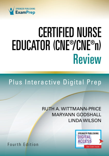 Book cover of: Certified Nurse Educator (CNE®/CNE®n) Review. By: Ruth A. Wittmann-Price