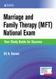 Book cover of: Marriage and Family Therapy (MFT) National Exam. By: Eli Karam PhD  LMFT