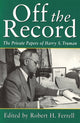 Book cover of: Off the Record