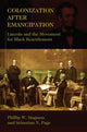Book cover of: Colonization After Emancipation. By: Phillip W. Magness