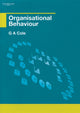 Book cover of: Organisational Behaviour. By: G. A. Cole