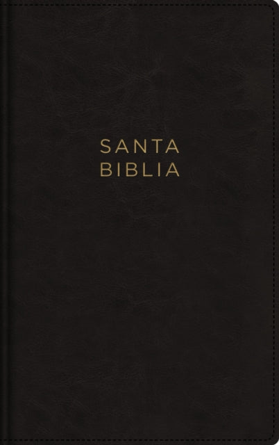 Book cover of: NBLA, Santa Biblia, Ultrafina, Letra grande, Leathersoft, Negro, Palabras de Jesus en rojo, con cierre. By: Vida