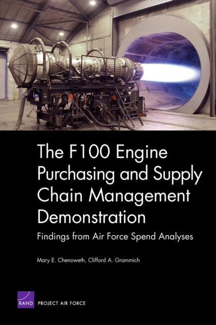 Book cover of: F100 Engine Purchasing and Supply Chain Management Demonstration. By: Mary E. Chenoweth