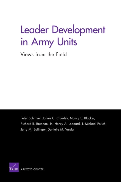 Book cover of: Leader Development in Army Units