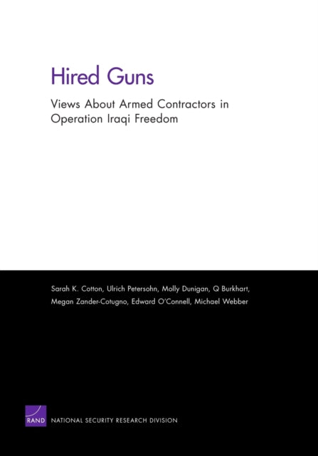 Book cover of: Hired Guns. By: Sarah K. Cotton