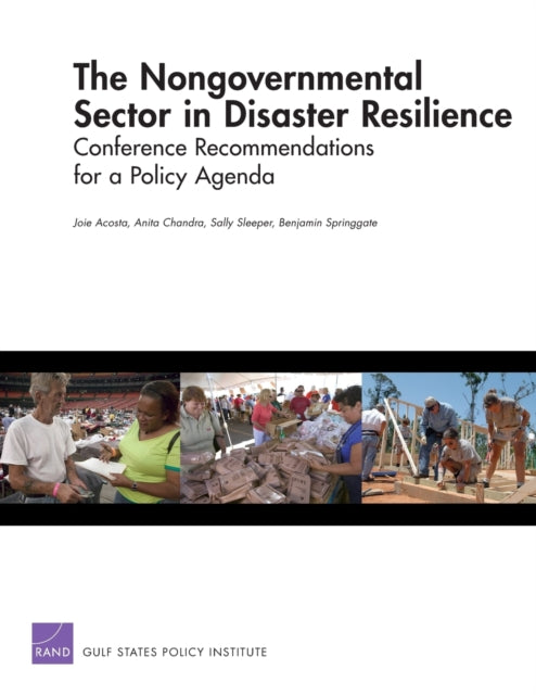 Book cover of: Nongovernmental Sector in Disaster Resilience. By: Joie D. Acosta