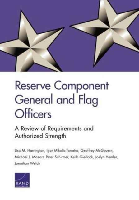 Book cover of: Reserve Component General and Flag Officers. By: Lisa M. Harrington