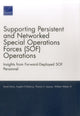 Book cover of: Supporting Persistent and Networked Special Operations Forces (SOF) Operations. By: Derek Eaton