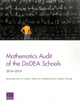 Book cover of: Mathematics Audit of the Dodea Schools. By: Karam