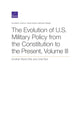 Book cover of: Evolution of U.S. Military Policy from the Constitution to the Present. By: Elizabeth Tencza
