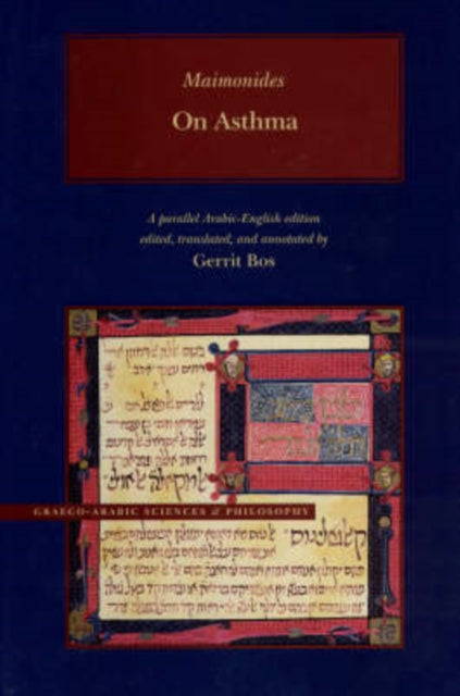 Book cover of: On Asthma, Volume 1. By: Moses Maimonides