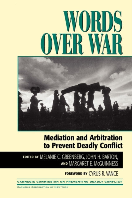 Book cover of: Words Over War. By: Melanie Barton,  John H. McGuinness,  Margaret E. Greenberg