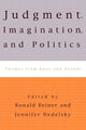 Book cover of: Judgment, Imagination, and Politics. By: Ronald Beiner