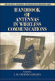 Book cover of: Handbook of Antennas in Wireless Communications. By: Lal Chand Godara