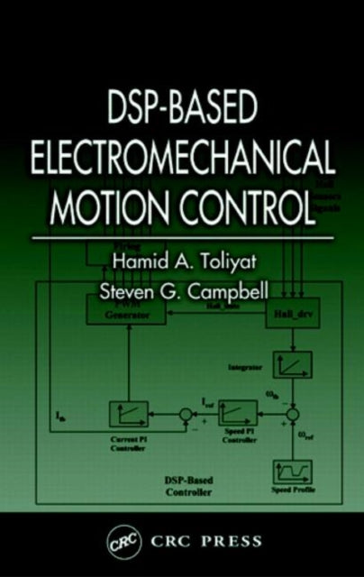 Book cover of: DSP-Based Electromechanical Motion Control. By: Hamid A. Toliyat