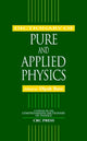 Book cover of: Dictionary of Pure and Applied Physics. By: Dipak K. Basu