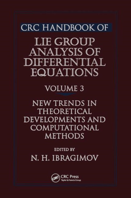 CRC Handbook of Lie Group Analysis of Differential Equations, Volume III