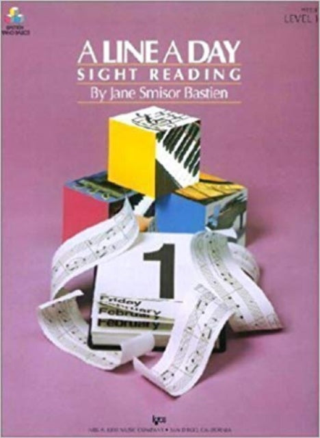 Book cover of: Line a Day: Sight Reading Level 1