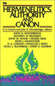 Book cover of: Hermeneutics, Authority and Canon. By: D. A. Carson