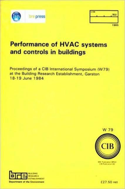 Book cover of: Performance of HVAC Systems and Controls in Buildings