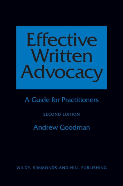 Book cover of: Effective Written Advocacy