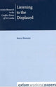 Book cover of: Listening to the Displaced. By: Kerry Demusz