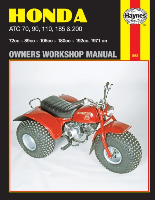 Honda ATC70, 90, 110, 185 ja 200 (71–85) Haynesi remondikäsiraamat