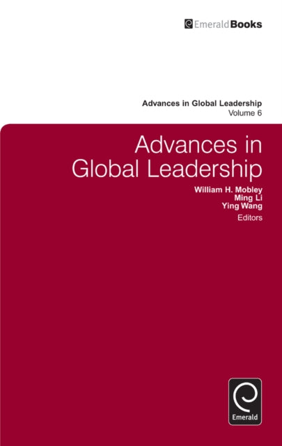 Book cover of: Advances in Global Leadership. By: William H. Mobley