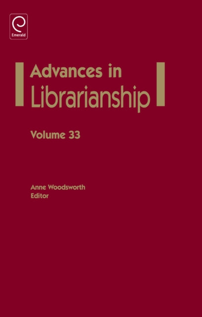 Book cover of: Advances in Librarianship
