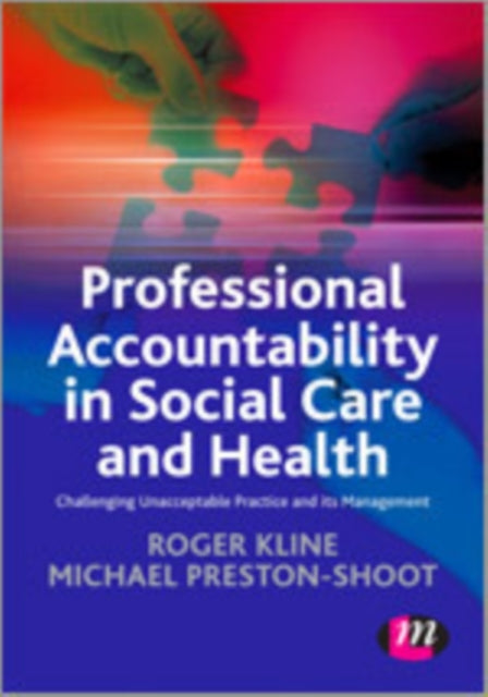 Book cover of: Professional Accountability in Social Care and Health
