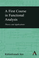 Book cover of: First Course in Functional Analysis. By: Rabindranath Sen