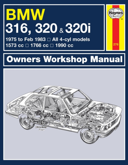 BMW 316, 320 ja 320i (4-silindriline) (75 - veebruar 83) Haynesi remondikäsiraamat