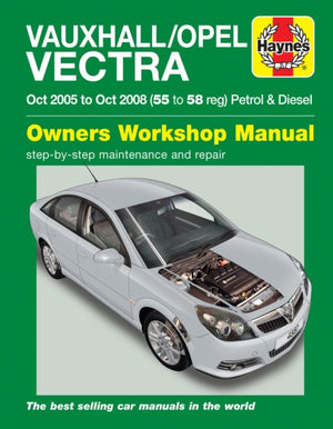 Vauxhall/Opel Vectra bensiini- ja diiselmootoriga (5. oktoober - 8. oktoober) Haynesi remondikäsiraamat