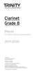 Book cover of: Trinity College London: Clarinet Exam Pieces Grade Grade 8 2017 - 2020 (part only)