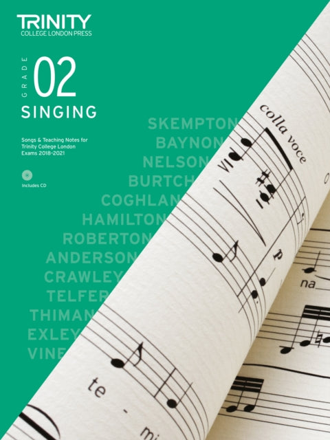 Book cover of: Trinity College London Singing Grade 2 2018-2021