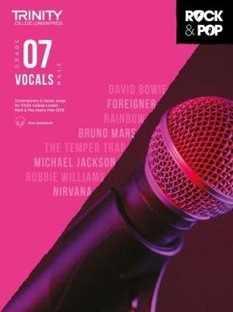 Book cover of: Trinity College London Rock & Pop 2018 Vocals Grade 7