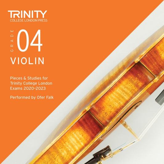 Book cover of: Trinity College London Violin Exam Pieces From 2020: Grade 4 CD