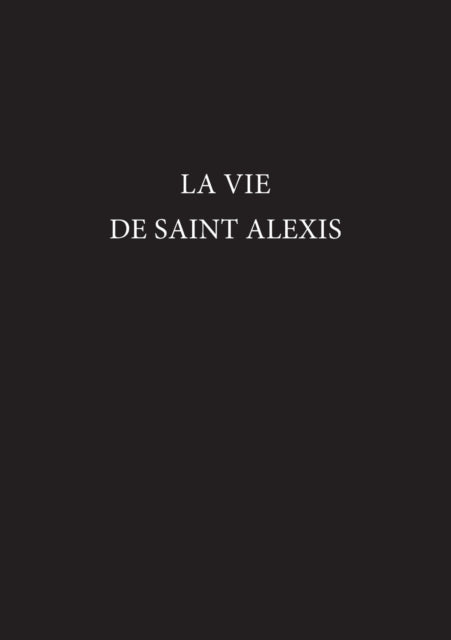 Book cover of: Vie de Saint Alexis. By: Hemming