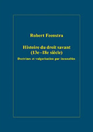 Histoire du droit savant (13e–18e siecle)