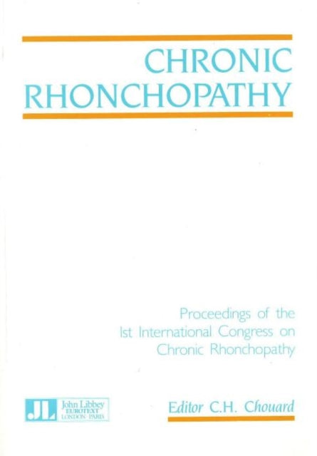 Book cover of: Chronic Rhonchopathy