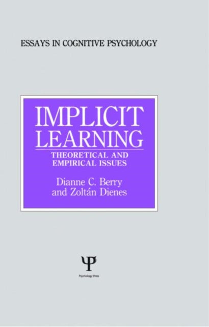 Book cover of: Implicit Learning. By: Dianne C. Berry