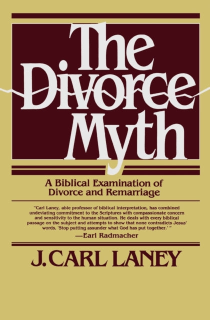 Book cover of: Divorce Myth. By: J. Carl Laney