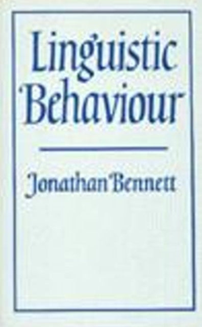Book cover of: Linguistic Behaviour
