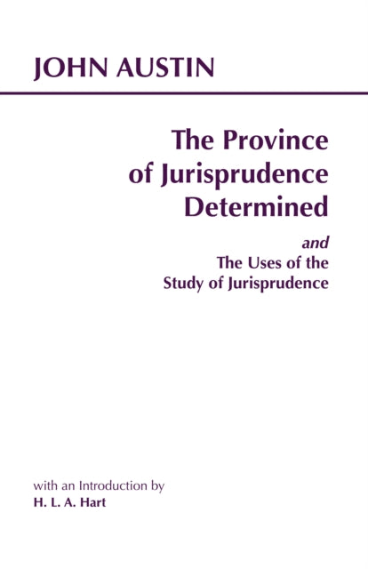 Book cover of: Province of Jurisprudence Determined and The Uses of the Study of Jurisprudence