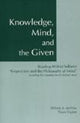 Book cover of: Knowledge, Mind, and the Given. By: Willem A. Devries