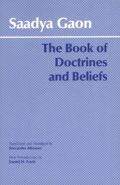 Book cover of: Book of Doctrines and Beliefs
