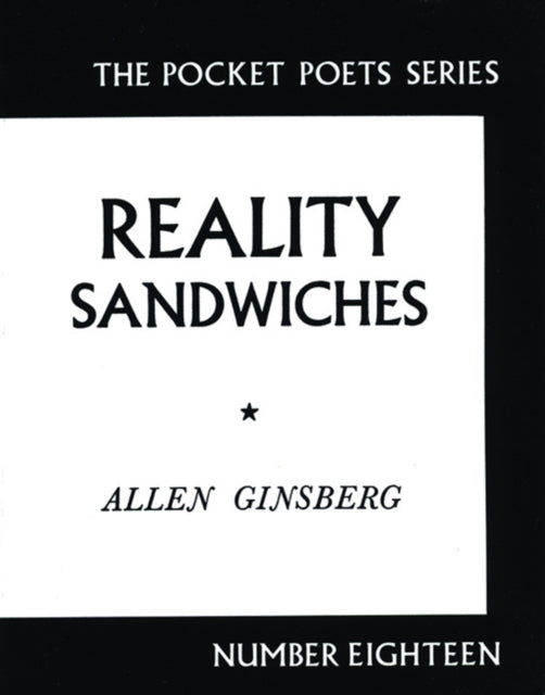 Book cover of: Reality Sandwiches. By: Allen Ginsberg