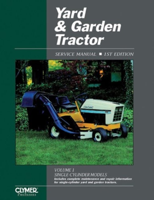 Book cover of: Yard & Garden Tractor V 1 Ed 1